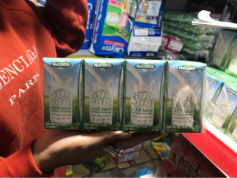Nutimilk sữa tươi có đường 110ml