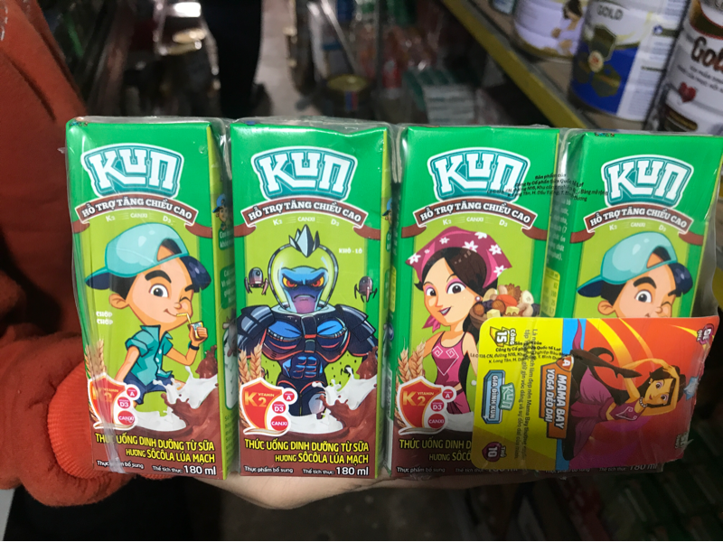 KUN socola lúa mạch 180ML