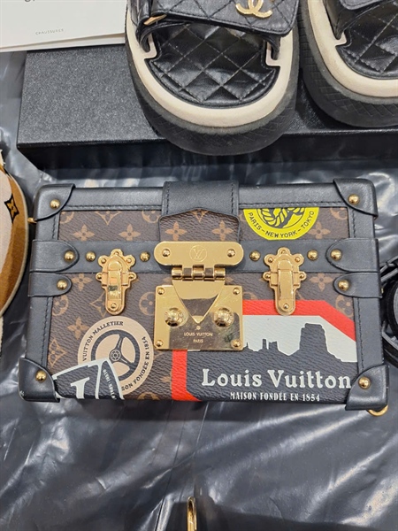 Túi LV Trunk hoa nâu in hình sz19 (HC) +