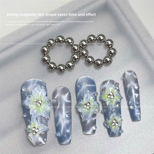 Set 20v nam châm TRÒN NHỎ tạo kiểu mắt mèo