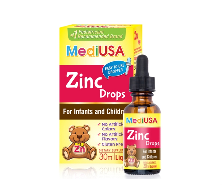 Kẽm nhỏ giọt MediUSA ZinC Drops 30ml