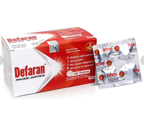 Defaran 500mg/65mg united pharma (h/100v)