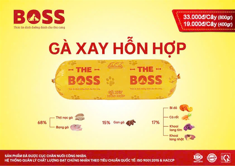 Gà Xay Hỗn Hợp The Boss 400g