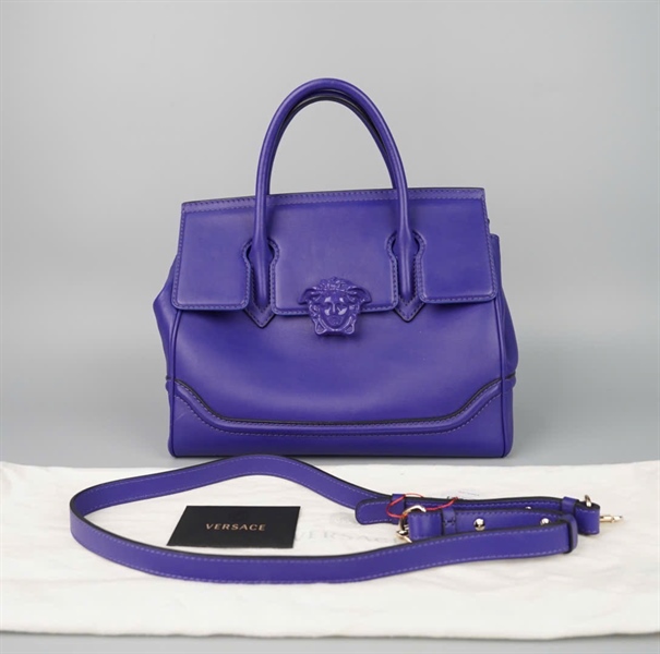 Túi Versace xanh có lót form sz30 KG +