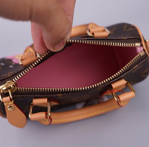 Túi LV Speedy hoa nâu in hình (TY3213) sz16 (HC) +