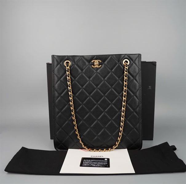 Túi Chanel Tote đen (31300686) sz30 KG +