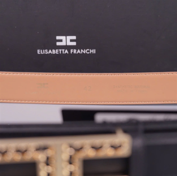 Thắt lưng Elisabetta Franchi màu đen (PN) +