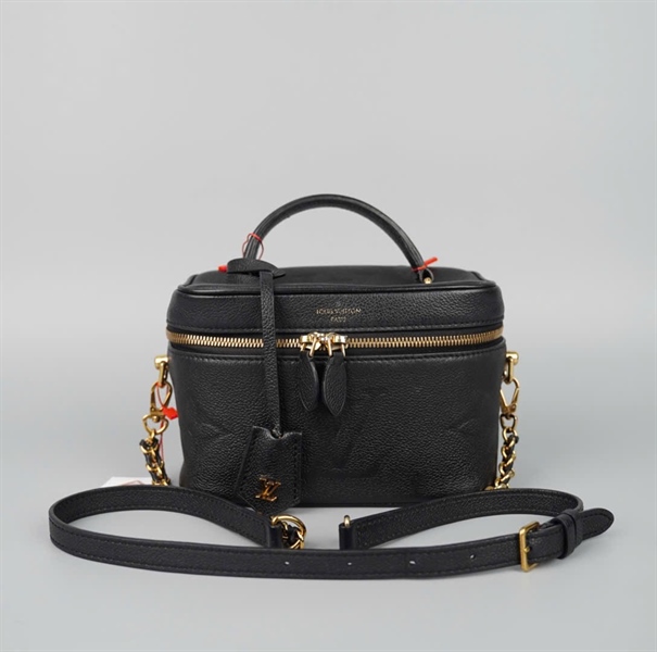 Túi LV cốp hoa đen kèm ổ+ chìa có lót form sz19 KG +