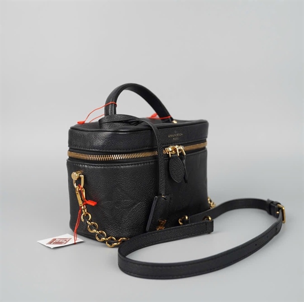 Túi LV cốp hoa đen kèm ổ+ chìa có lót form sz19 KG +