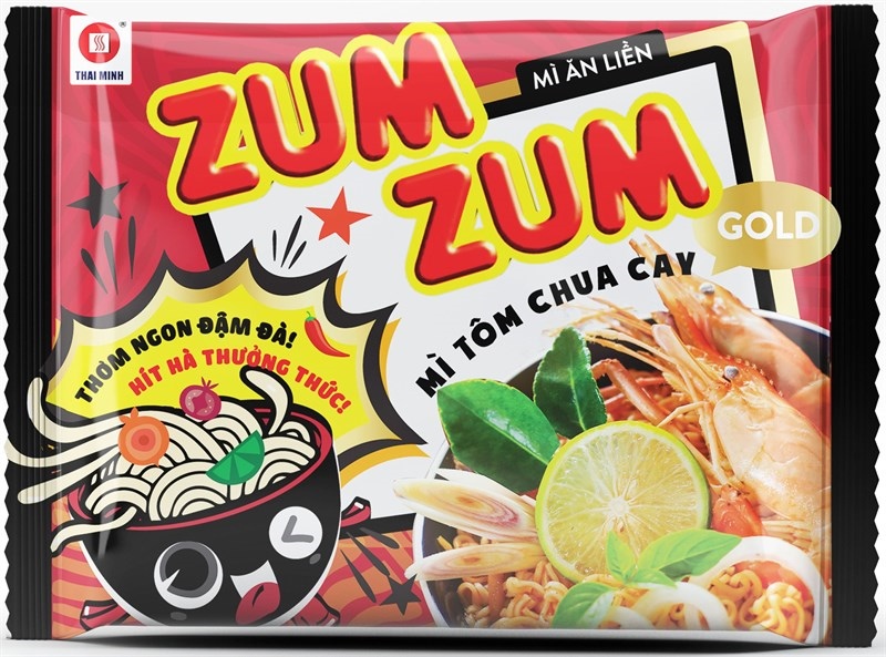 Mì zumzum tôm chua cay