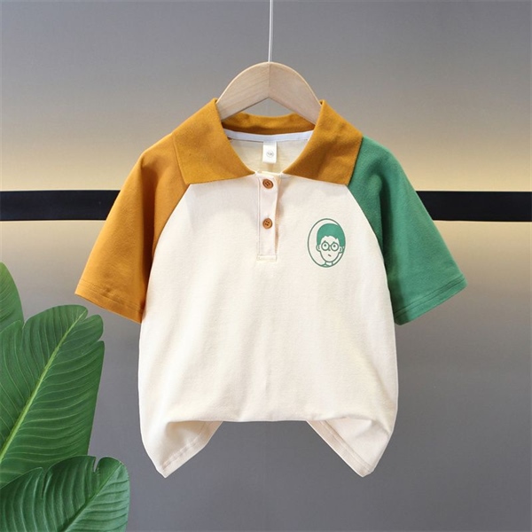 P466 Áo polo BT 2 tay mix