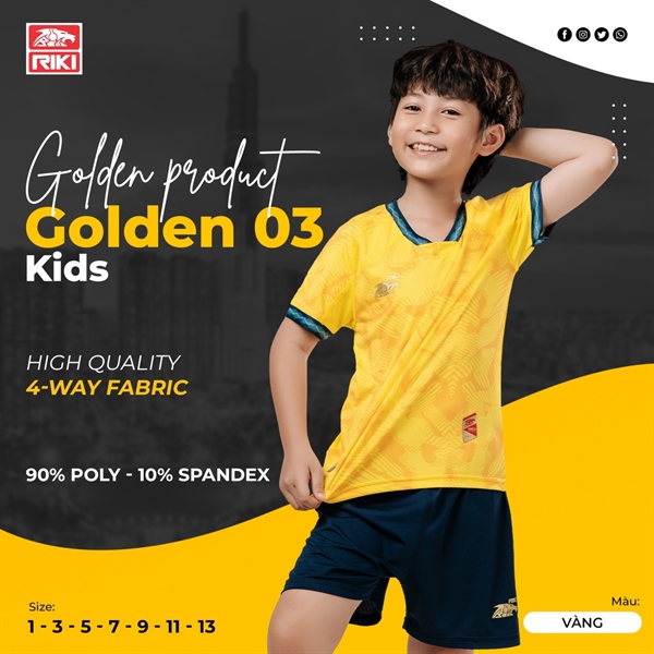 QA Trẻ em Riki Golden 3 Kid