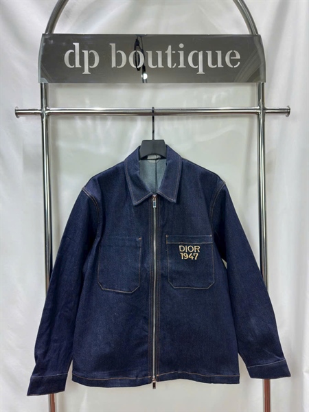 Denim zippy jacket dior 1947