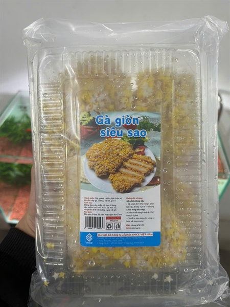 Gà Giòn Siêu Sao 500gr/10c Vnice
