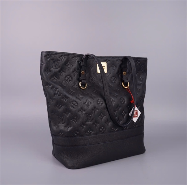 Túi LV Tote hoa đen kèm lót form (TS2131) sz29 +