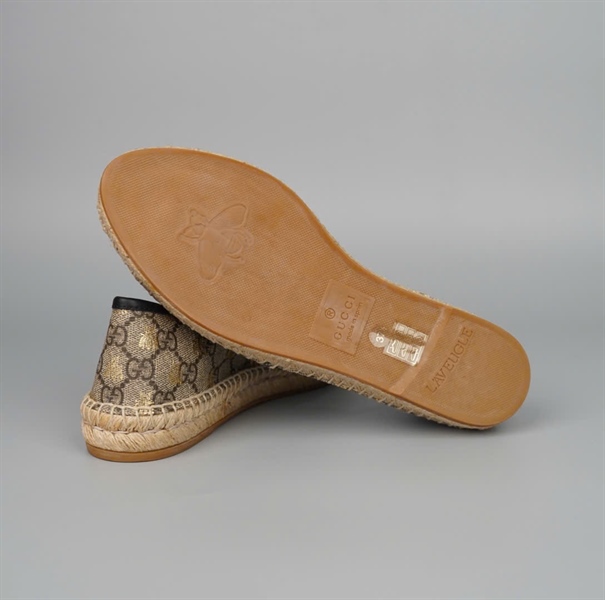 Giày GG con ong xám sz37.5 đế cối