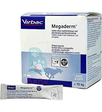 Virbac Megaderm - Vitamin tổng hợp giúp da lông khỏe mượt