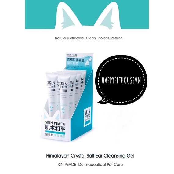 Gel Vệ Sinh Tai Skin Peace 50Gr Chuyên Dùng Cho Thú Cưng