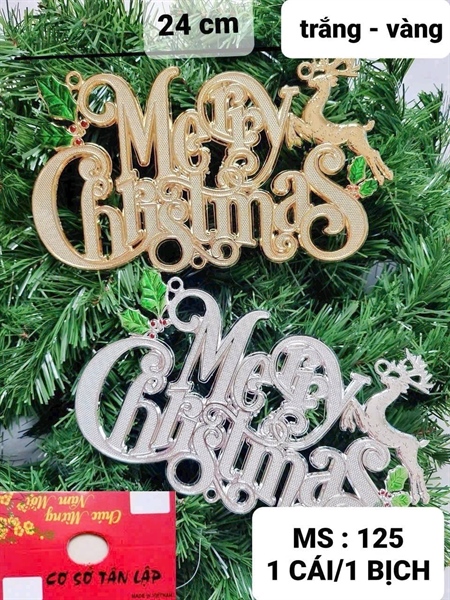 Chữ Merry Christmas Nai số 3
