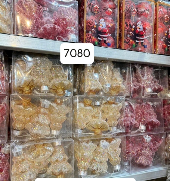 Set 3 cây thông nhũ treo cây 7080