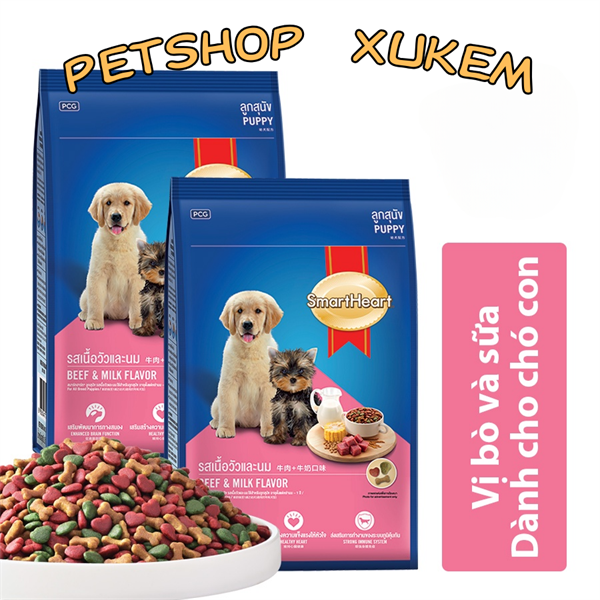 Hạt cho chó Smartheart puppy chó con