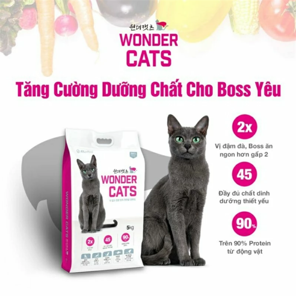 Hạt cho mèo Wonder Cats