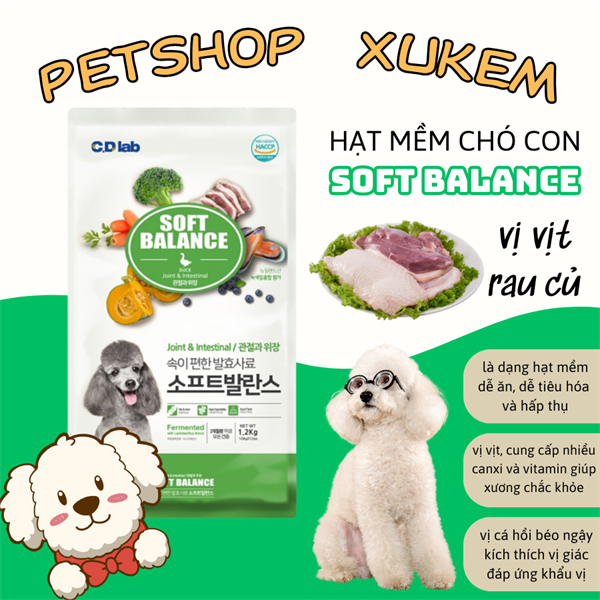 Hạt mềm chó sơ sinh SoftBalance