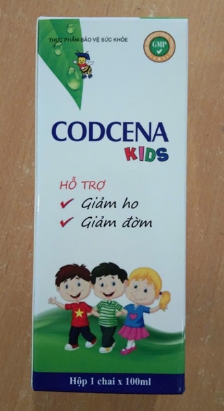 Siro Codcena Kids 100ml Trường Thọ hỗ trợ giảm ho, giảm đờm