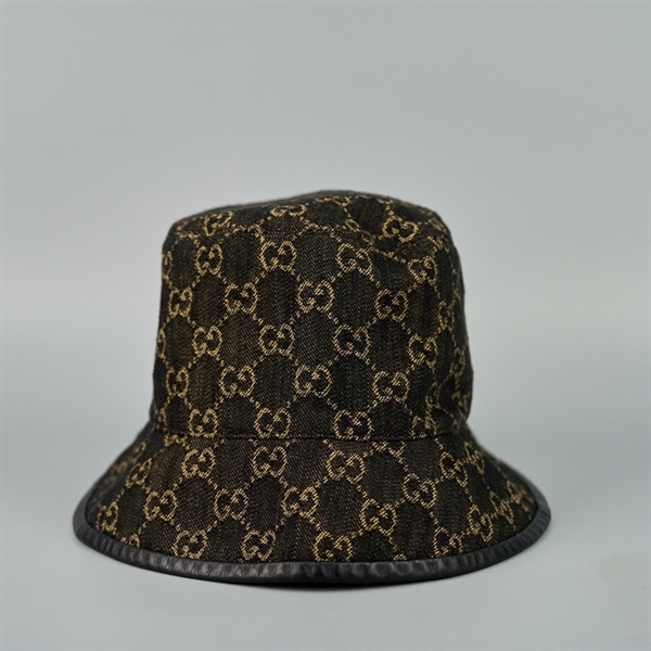 Nón GG đen in logo (PN) +