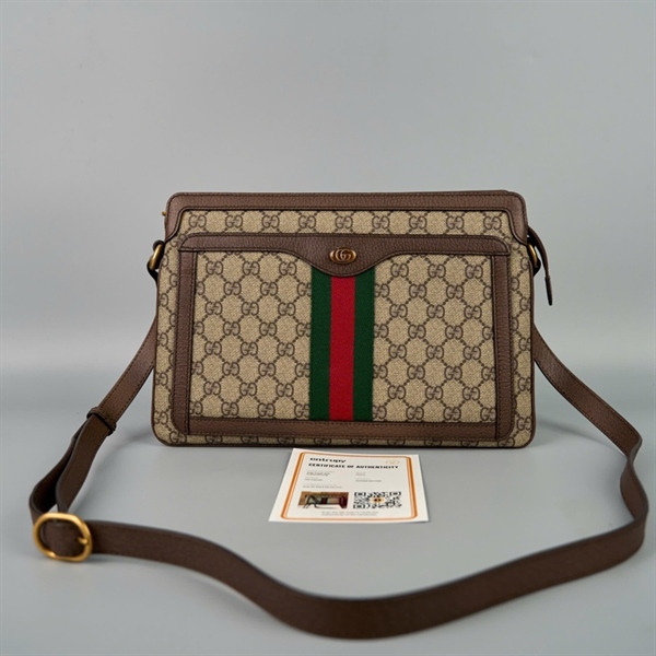 Túi GG Ophidian xám (523354 001998) sz32 +