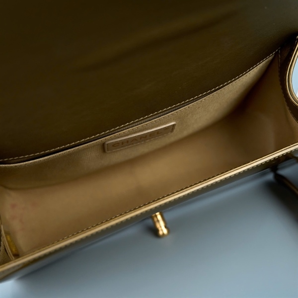 Túi Chanel boy vàng (21747640) sz25 +