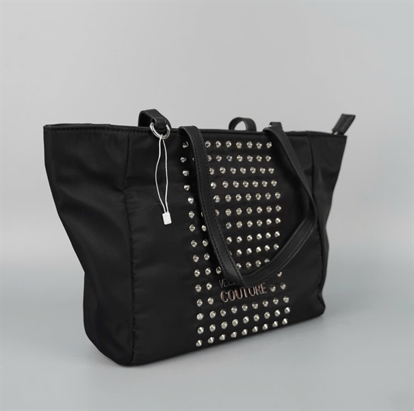 Túi Versace đen đính đá sz26 (PN) +