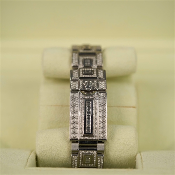 Đồng hồ Rolex đính đá kim cương full (8X3V8809) ( kiểm định A10744) sz43 (HC) +