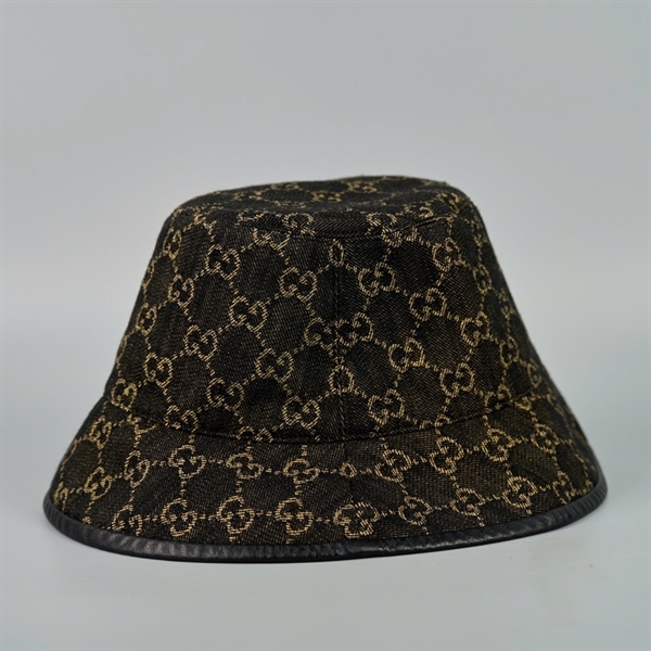 Nón GG đen in logo (PN) +