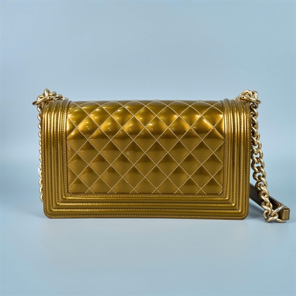 Túi Chanel boy vàng (21747640) sz25 +