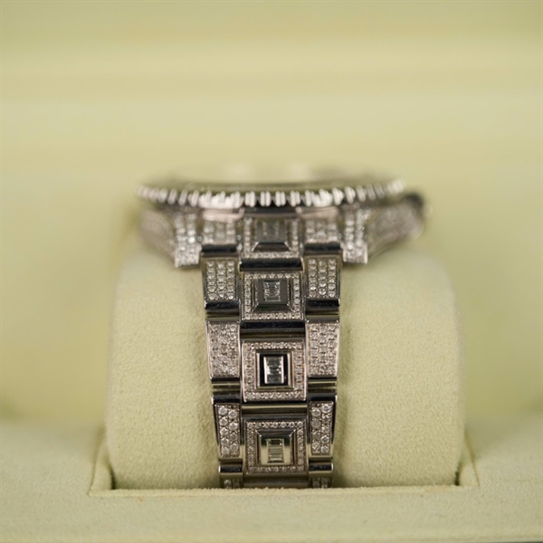 Đồng hồ Rolex đính đá kim cương full (8X3V8809) ( kiểm định A10744) sz43 (HC) +