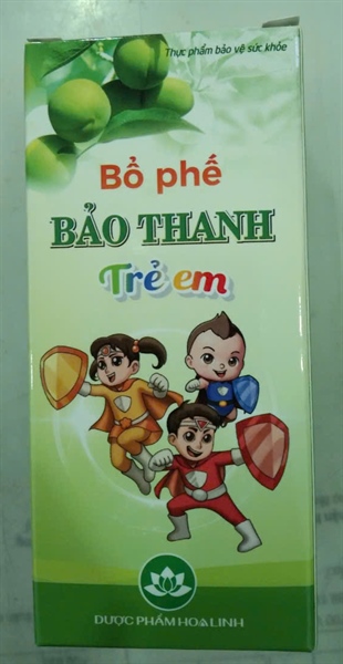 Thuốc ho Bảo Thanh trẻ em 100ml (K*40lọ) - Hoa Linh 2