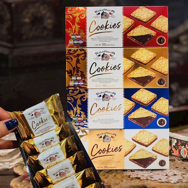 Bánh quy kẹp Socola COOKIES 112g (36hộp/thùng)