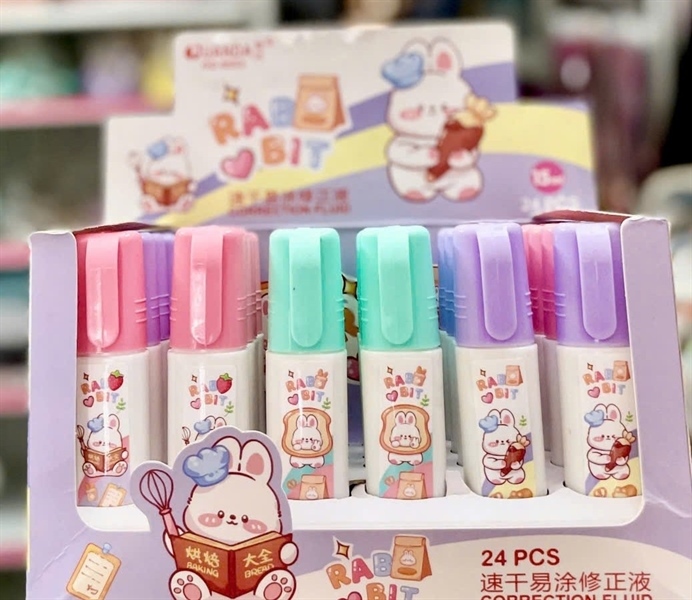 Bút xóa nước Guanda 15ml họa tiết dễ thương an toàn không độc hại