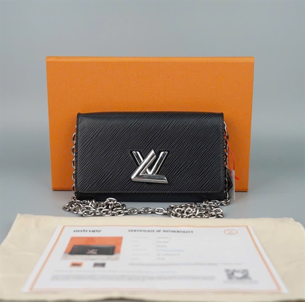 Túi LV twist vân đen (NZ1158) sz19 KG+