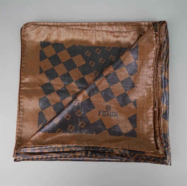 Khăn Fendi nâu bóng (PN) +
