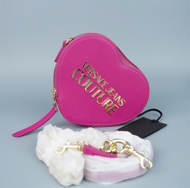 Túi Versace trái tim màu tím (PN) +