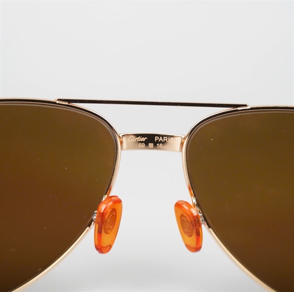 Kính Cartier gọng vàng tròng đen (tặng box note LV) (PN) +