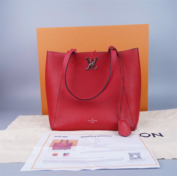 Túi LV da bê màu đỏ sz FL2146 sz28 KG+