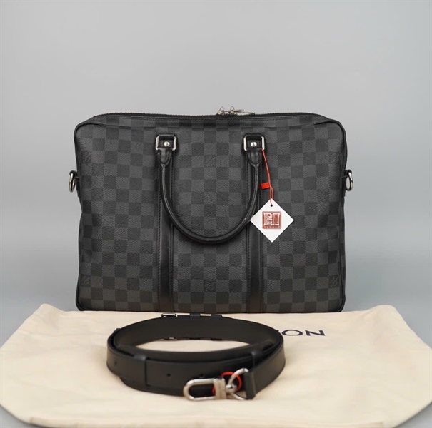 Túi LV captap ô vuông đen (GI1187) sz26 KG+