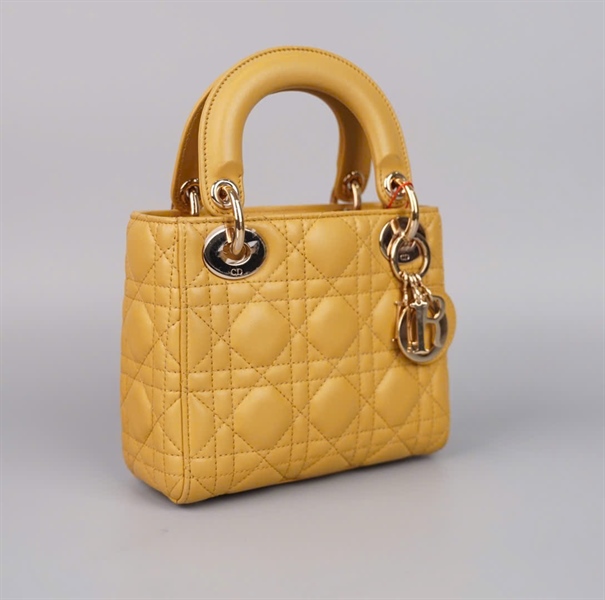 Túi Dior Lady vàng (18-MA-0199) szmini (LTB) KG +
