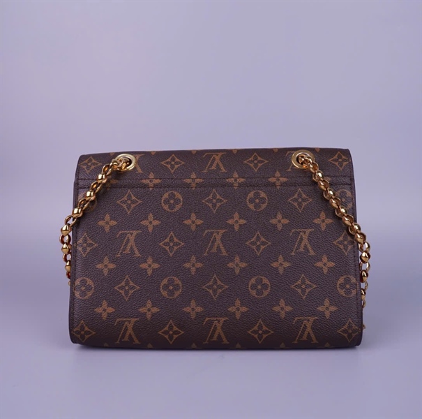 Túi LV Victoria hoa nâu phối đỏ sz26 (LTB) KG +