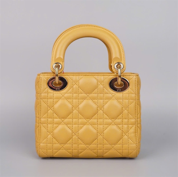 Túi Dior Lady vàng (18-MA-0199) szmini (LTB) KG +