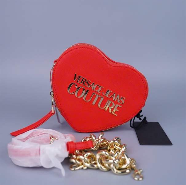 Túi Versace trái tim màu đỏ (PN) +