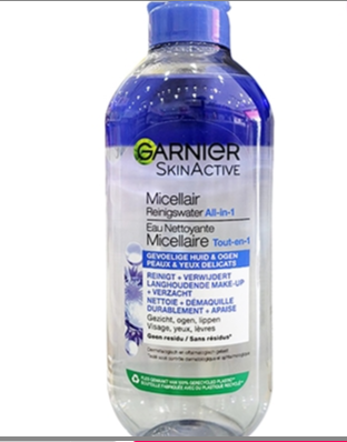Nước tấy trang dạng dầu Garnier Skin Active Micellar Reinigingswater 400ml #xanh dương